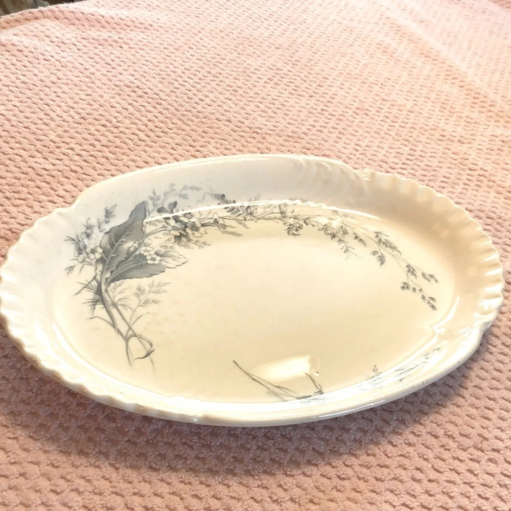 Vintage Alva Serving Platter by John Edwards 15”x10.5”